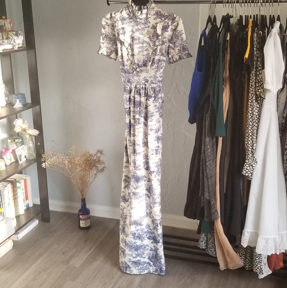 Handmade 60s/70s Prairie Dress - Picture 6 of 10